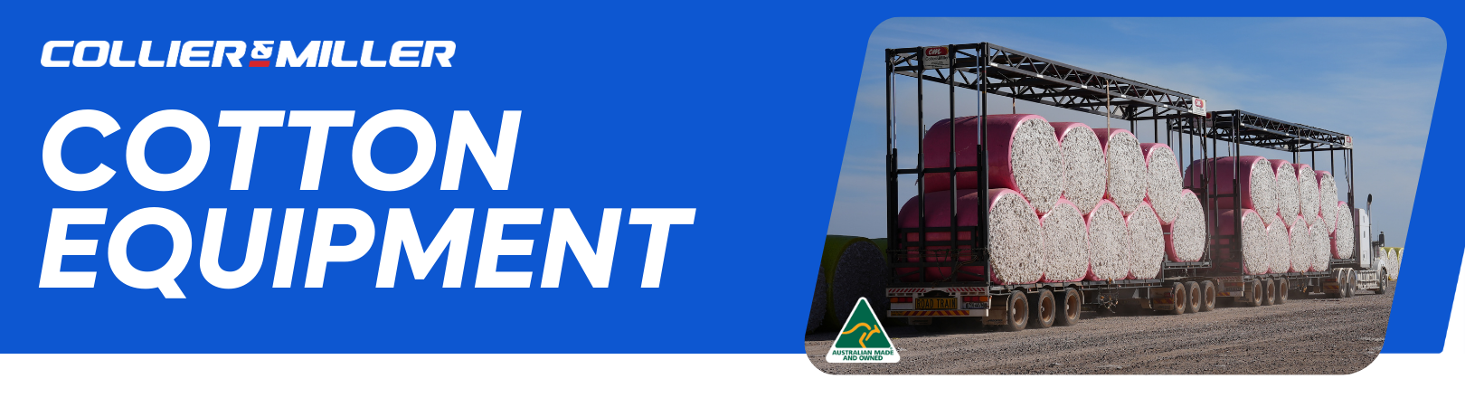 <p>Collier &amp; Miller specialize in manufacturing Cotton Farming Implements designed to transform the way you farm. Our innovative equipment includes <a href="/cmbs-c-m-row-crop-bed-shaper-linkage-mounted-with-roller-built-to-order">Bed Shapers </a>and <a href="/agriculture/candm-farm-machinery/cotton-equipment?FilterFeature=ProductFeatureNames.Name:eq:Type,Value:eq:CultiPacker&amp;PageProduct=1">Cultipackers </a>for quick, efficient seed bed preparation, ensuring a smooth start to your cotton crop. For faster and more effective cotton module transport, choose our dual arm <a href="/cmcbl-c-m-cotton-bale-grab-linkage-mounted-cotton-grab-hydraulic-action">Cotton Bale Grab</a> or our patented smart design <a href="/cmcct-cotton-cartage-trailer-frame-approved-cotton-crush-design">Cotton Cartage Trailers</a>, which allows you to carry up to nine cotton modules per trailer. Additionally, our <a href="/cmcrm-c-m-cotton-row-mulcher-collier-miller-12-row-linkage-mounted">12 Row Mulcher</a> makes post-harvest cotton stubble mulching faster, more efficient, and highly productive. Explore our range of high-performance cotton farming solutions to maximize your farm's productivity.</p>